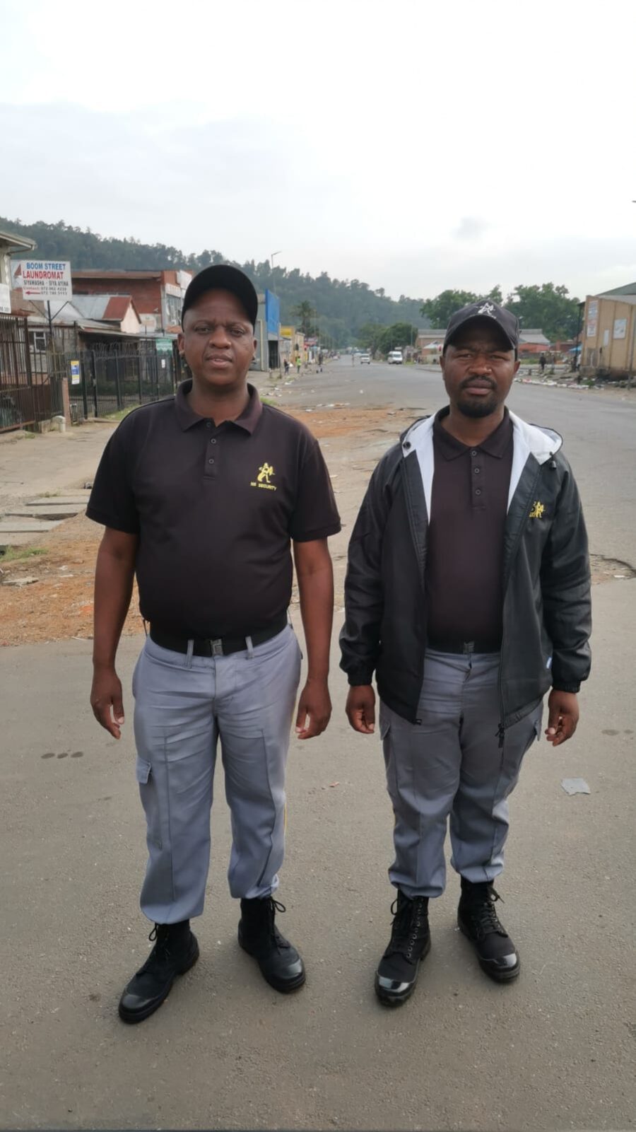 NS Security close protection officers on duty